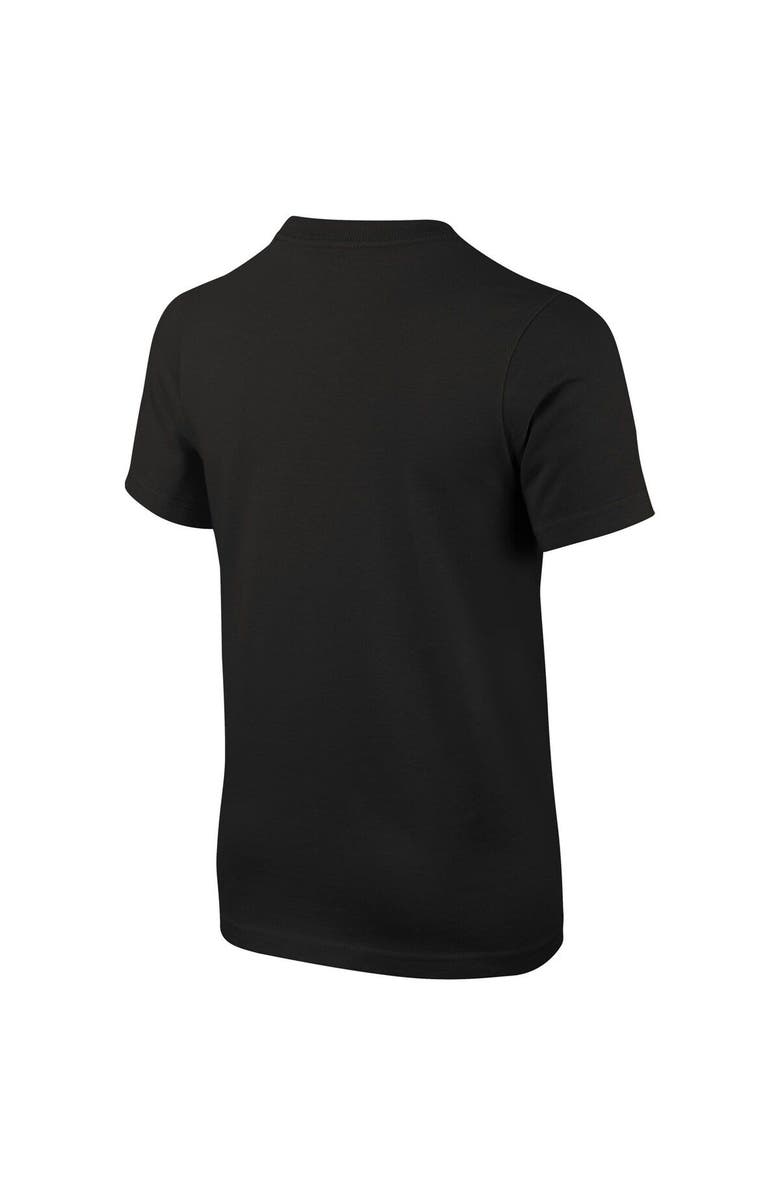 Nike Youth Nike Black West Virginia Mountaineers vs. Pitt Panthers 2023 Backyard Brawl Logo T-Shirt, Alternate, color, Black