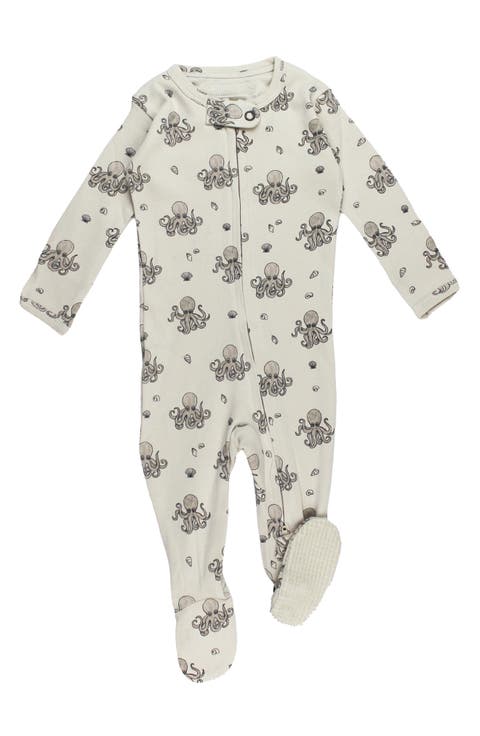 Organic Cotton Two-Way Zip Footie