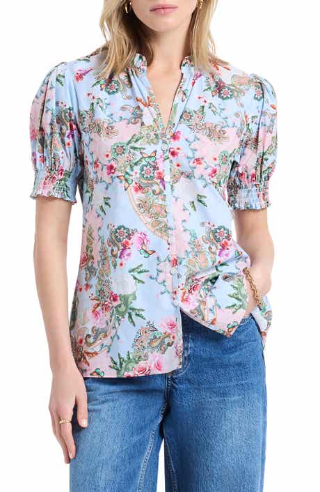 Robert Graham Mila Short Sleeve Woven Shirt