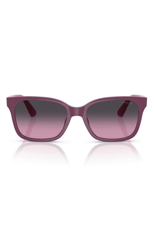 Vogue 49mm Rectangular Sunglasses In Purple