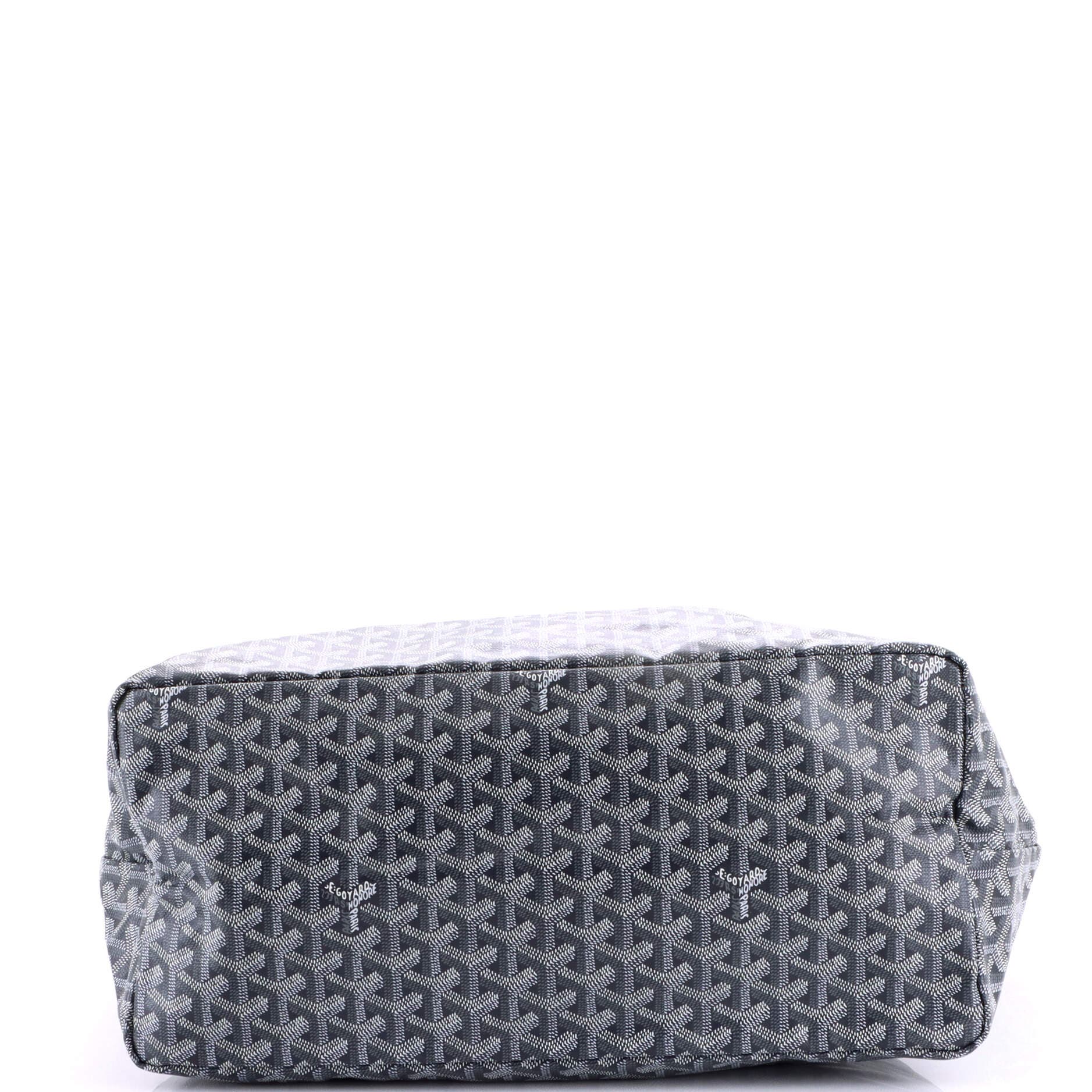 Pre-Owned Goyard Saint Louis Tote Coated Canvas GM, Alternate, color, Gray