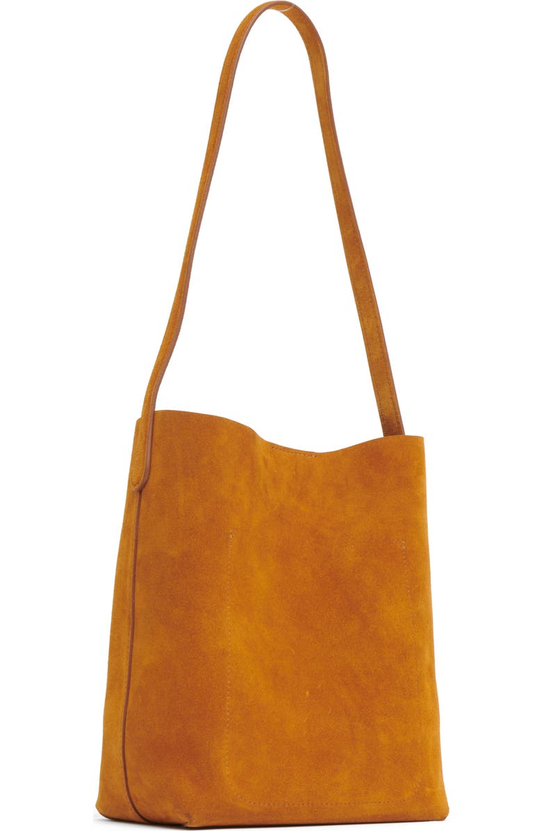 Mansur Gavriel Small Everyday Cabas Suede Hobo Bag, Alternate, color, Cuoio