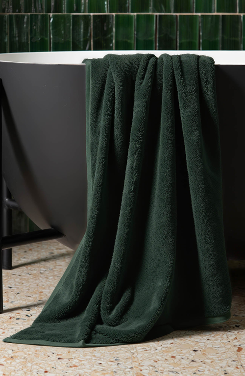 Italic Ultraplush Australian Cotton Bath Sheets In Green