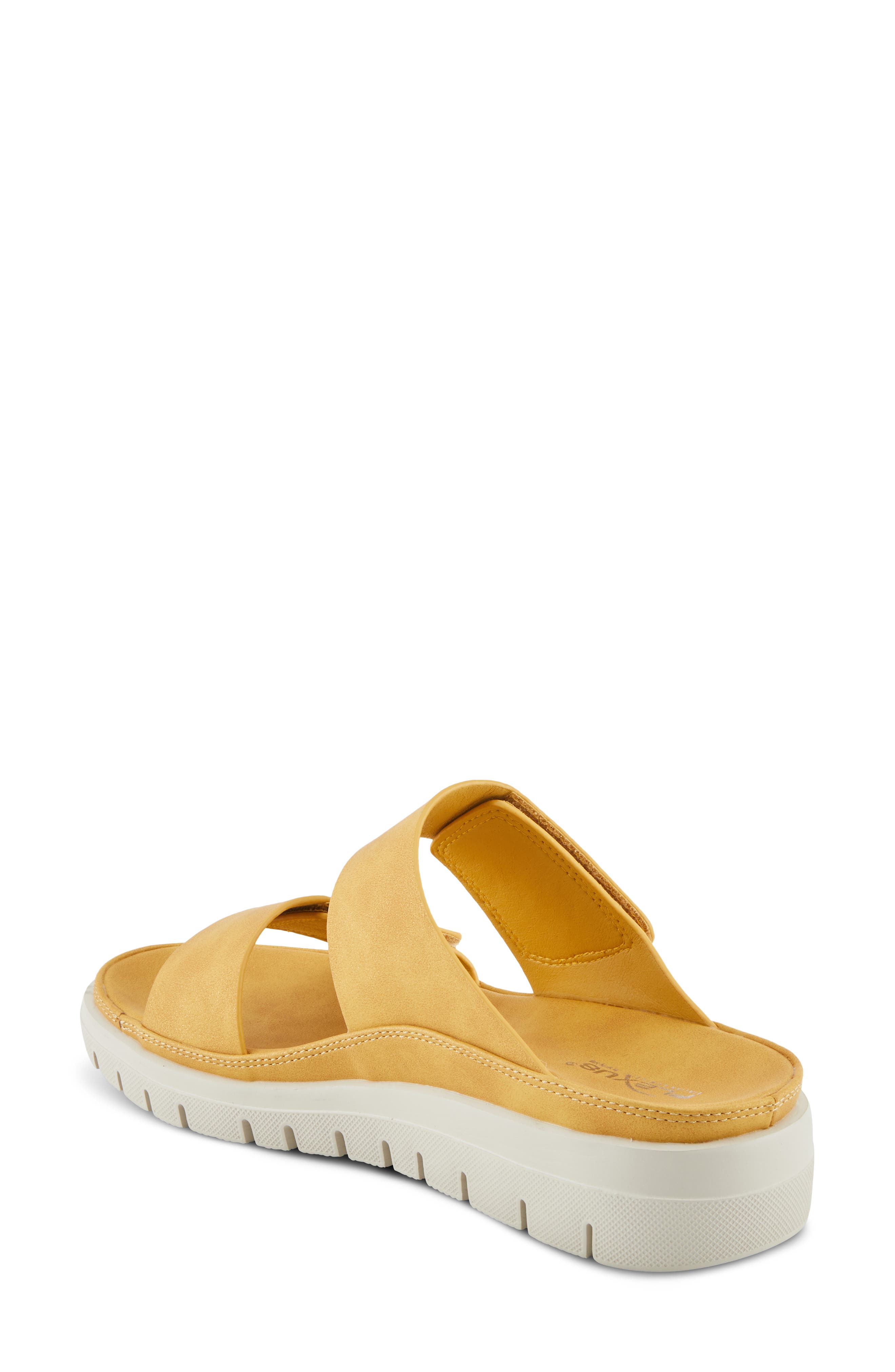 Flexus by Spring Step Buttony Platform Wedge Slide Sandal, Alternate, color, 