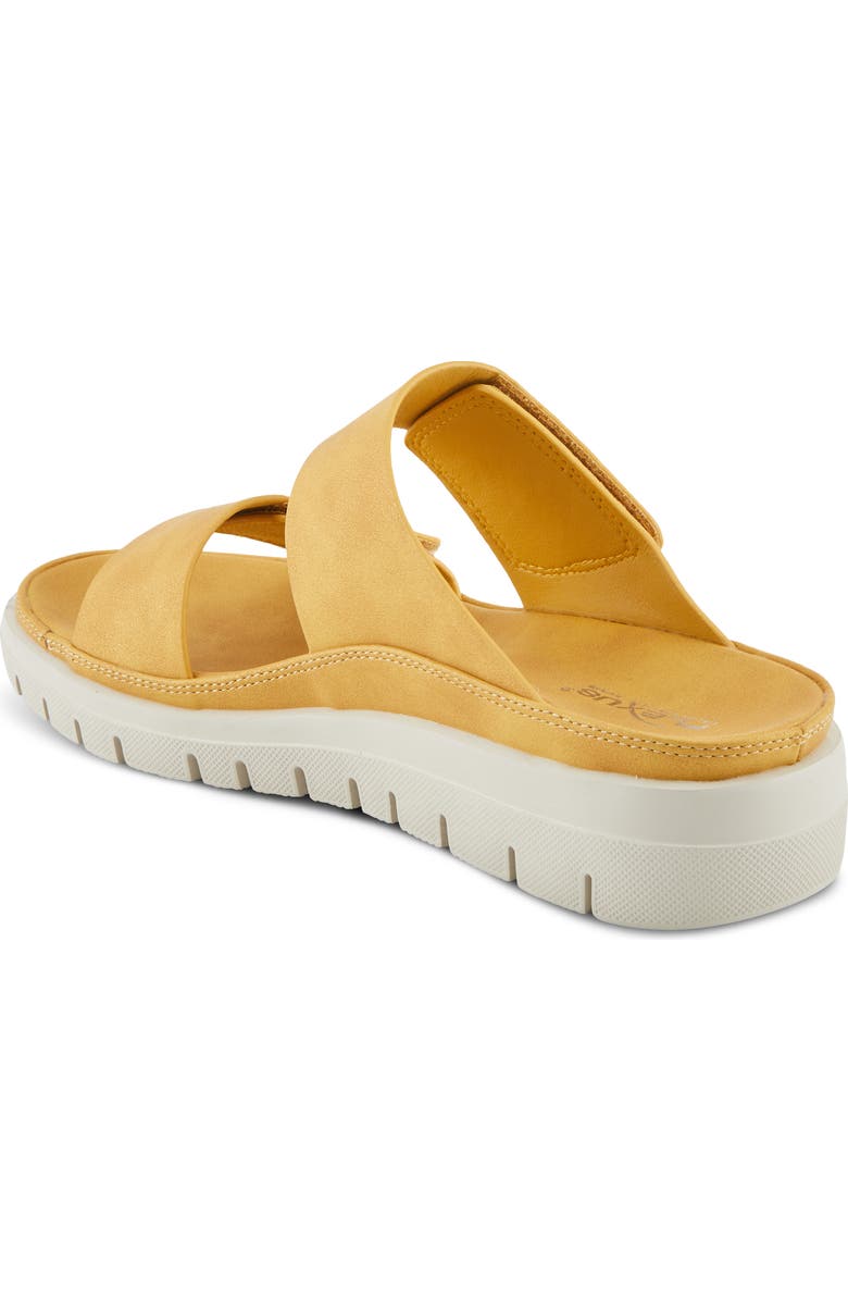 Flexus by Spring Step Buttony Platform Wedge Slide Sandal, Alternate, color,