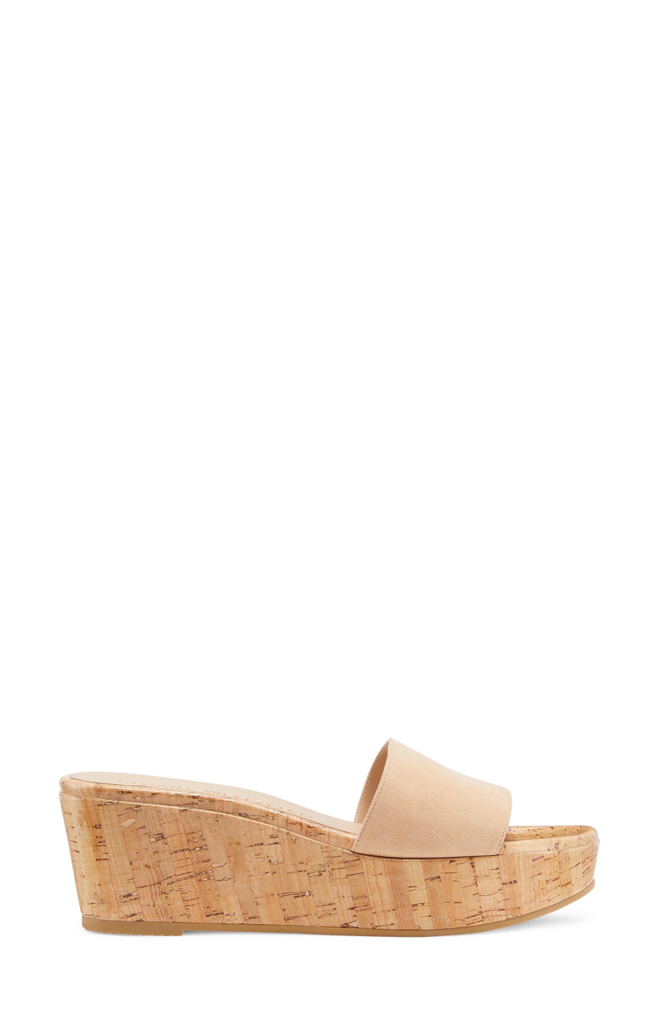 Stuart Weitzman Wedge Sandal, Alternate, color, 