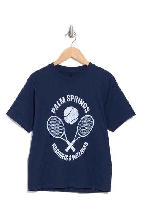 Kids' Palm Springs Racquets Cotton Graphic T-Shirt (Big Kid)