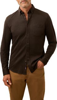 Faherty Coastline Knit Button-Down Shirt