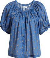 DÔEN June Gingham Check Organic Cotton Top