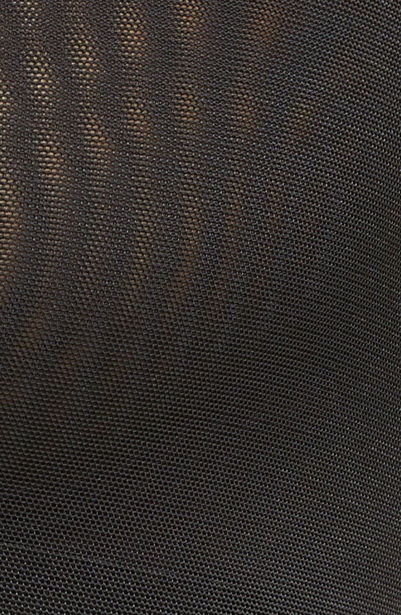 SKIMS Mesh Intimates Scoop Bralette, Alternate, color, Onyx