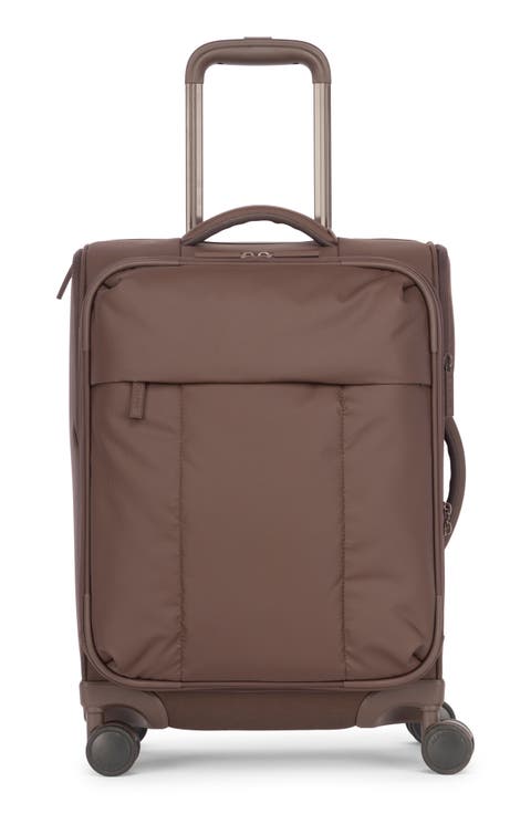 21-Inch Soft Side Spinner Carry-On Suitcase