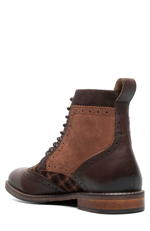 Stacy Adams Finnegan Wingtip Lace-up Boot In Multi
