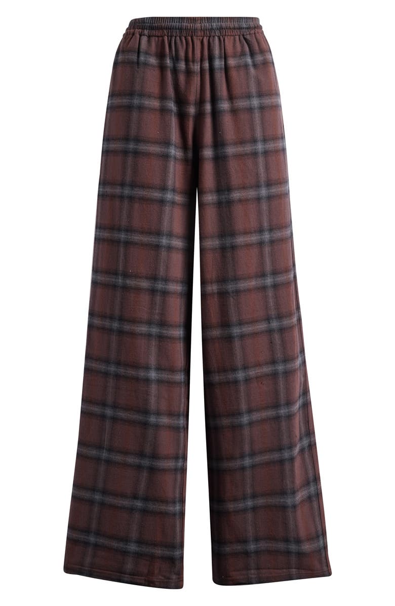 SKIMS Plaid Flannel Pajama Pants, Alternate, color, 