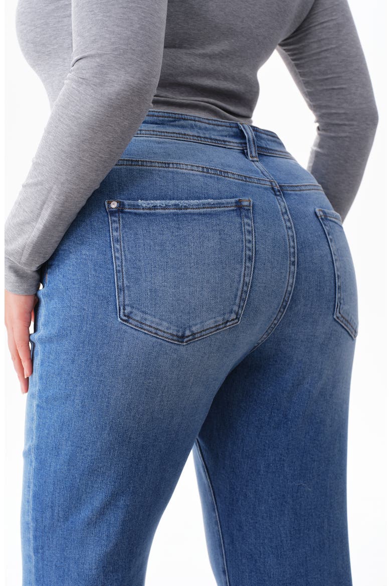 Super High Waist Straight Leg Jeans, Alternate, color, 51 PEGASI B