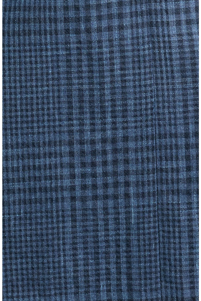 Plaid Wool, Silk & Linen Sport Coat, Alternate, color, GREYISH BLUE