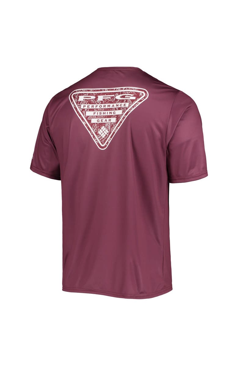 Columbia Men's Columbia Maroon Texas A&M Aggies Terminal Tackle Omni-Shade T-Shirt, Alternate, color,