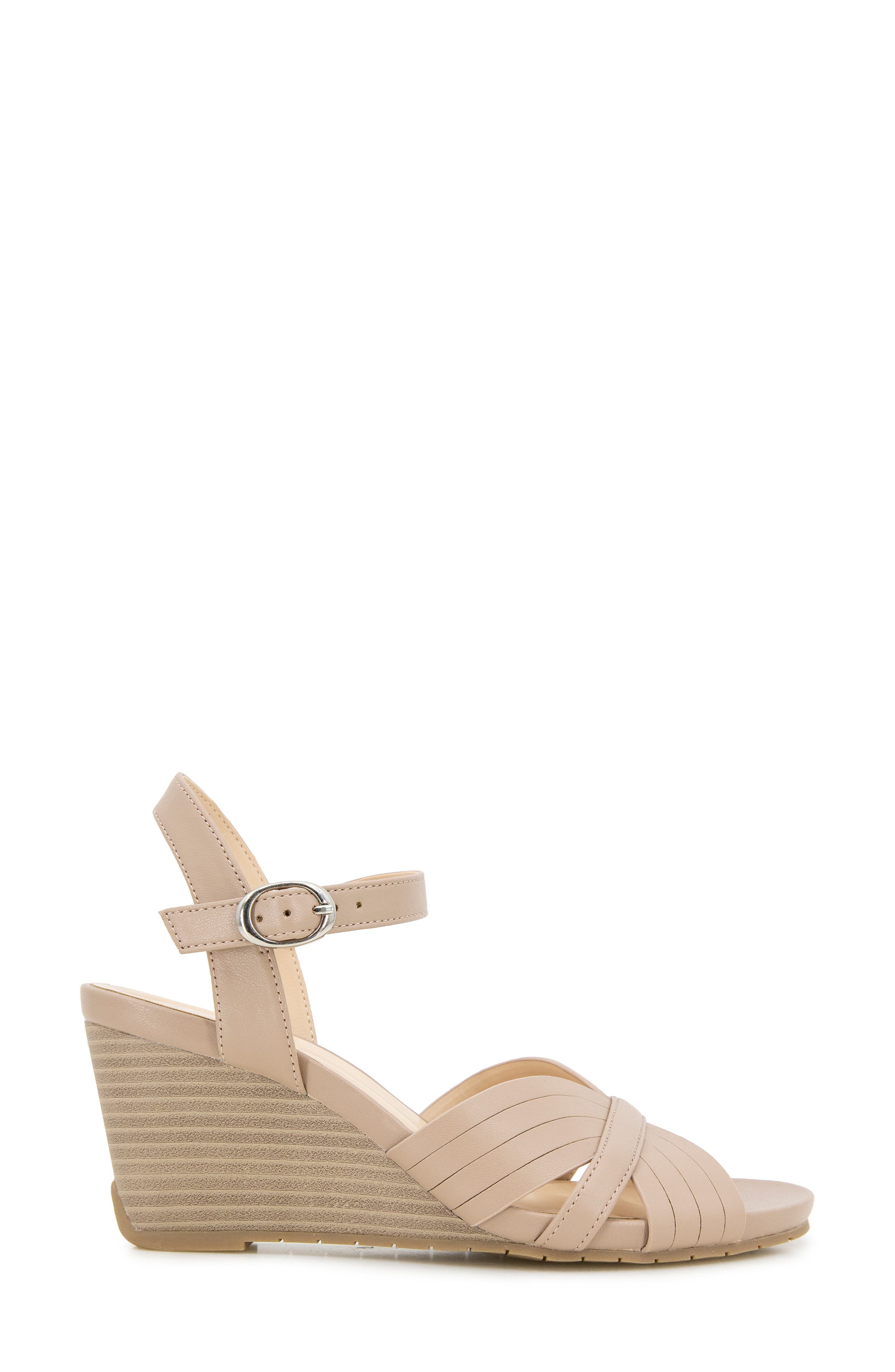 Reaction Kenneth Cole Gomi Wedge Sandal, Alternate, color, Chai