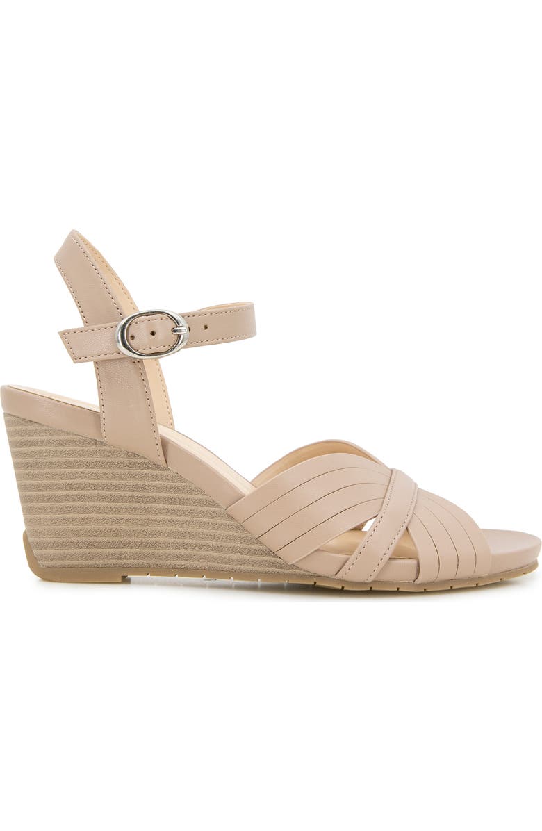 Reaction Kenneth Cole Gomi Wedge Sandal, Alternate, color, Chai