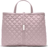 MZ Wallace Medium Astor Leather Trim Top Handle Tote