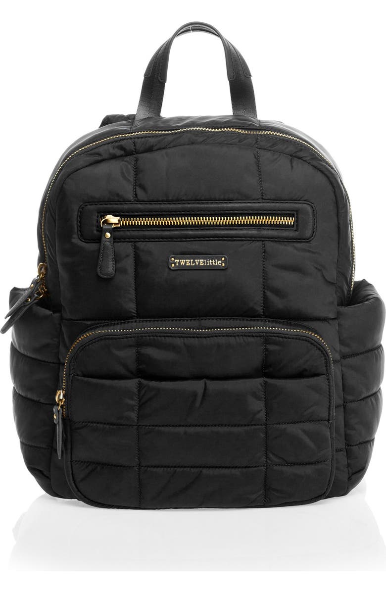 TWELVElittle 'Companion Backpack' Quilted Nylon Diaper Bag, Main, color,