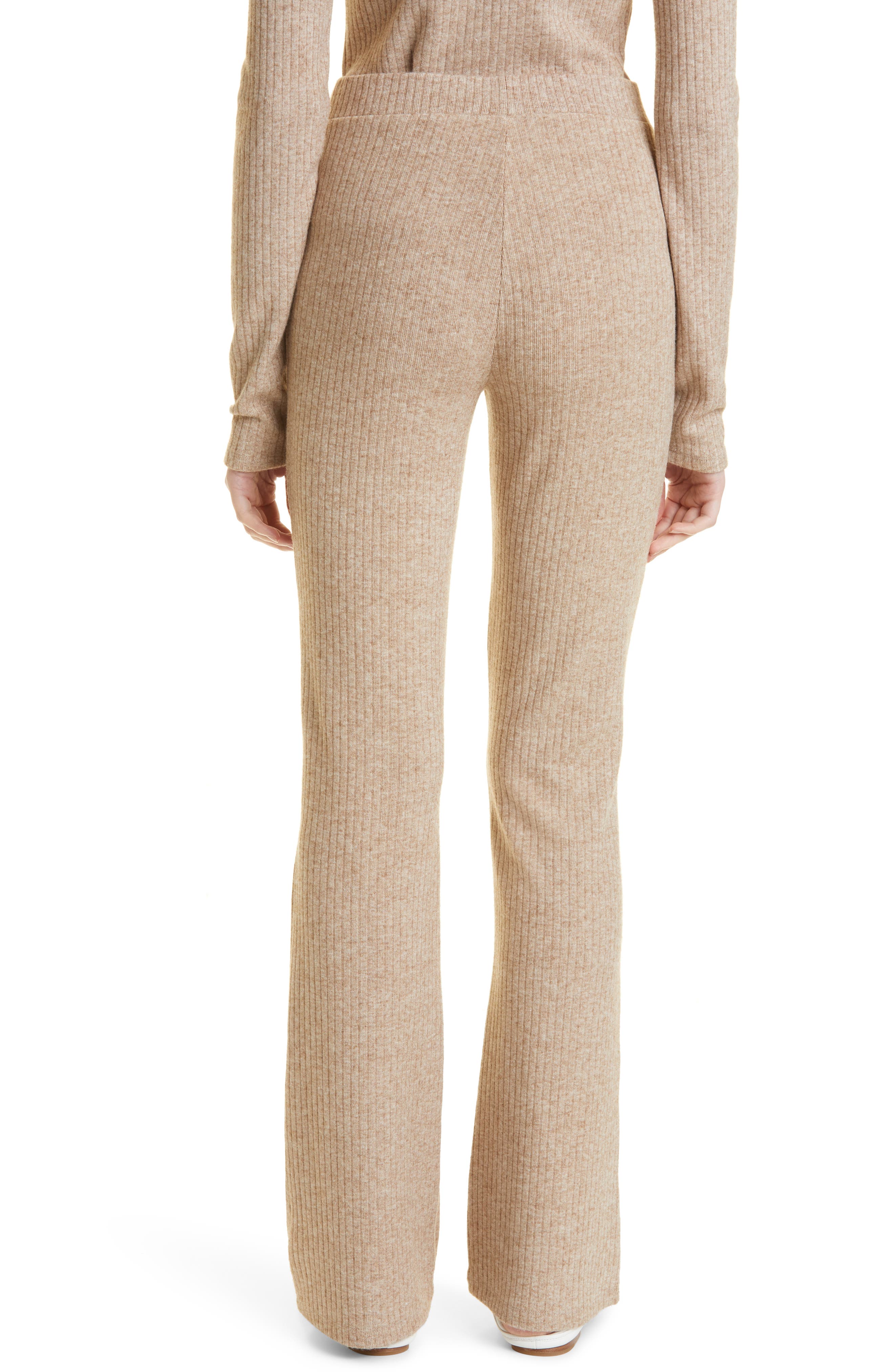 Rib Flare Leg Pants - image 2