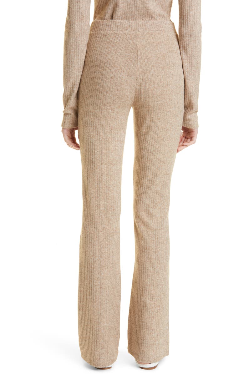 Vince Rib Flare Leg Pants, Alternate, color, 288Hwh-H Wheat