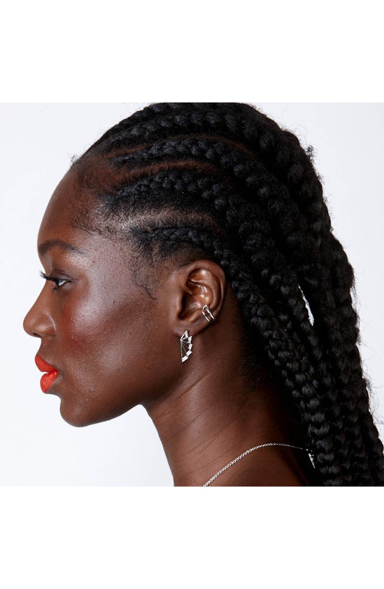 Lucy Quartermaine Art Deco Ear Cuff, Alternate, color,