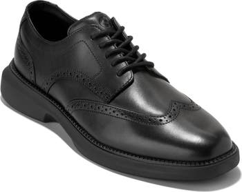 Cole Haan 4.zerã ̃grand Winter Wingtip Oxford Dress Shoe in Black for