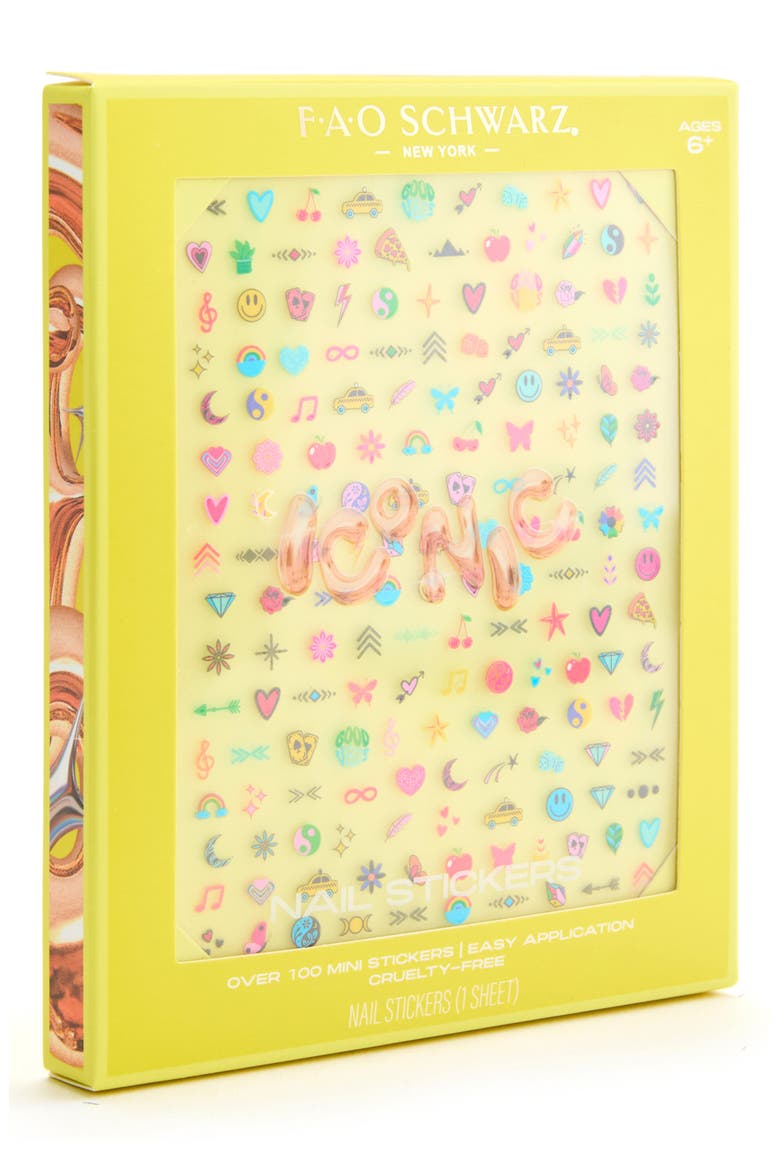 Kids' Iconic Nail Stickers, Main, color, OPEN MISCELLANEOUS