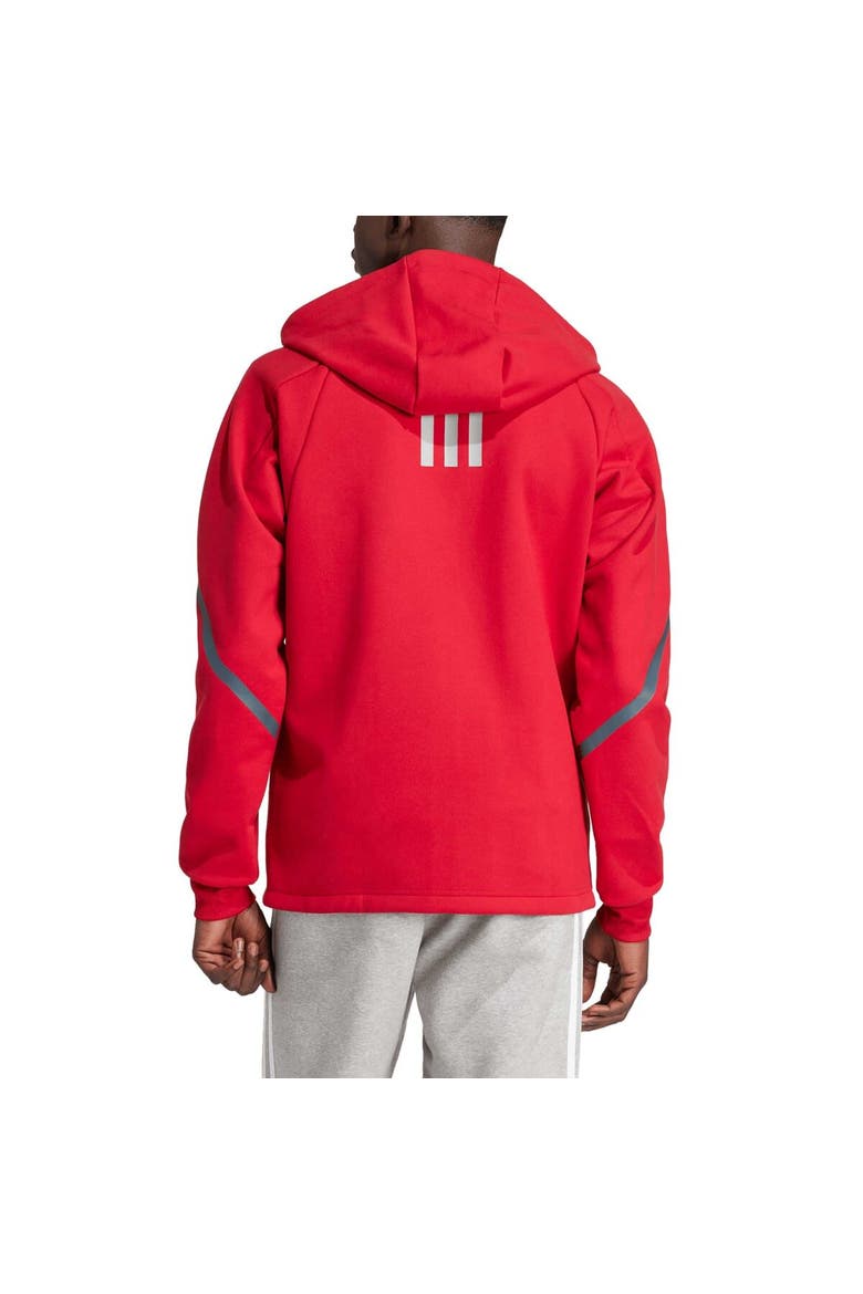 Men's adidas Red Toronto FC 2024 Anthem Travel Raglan Sleeve Full-Zip Jacket, Alternate, color, Red