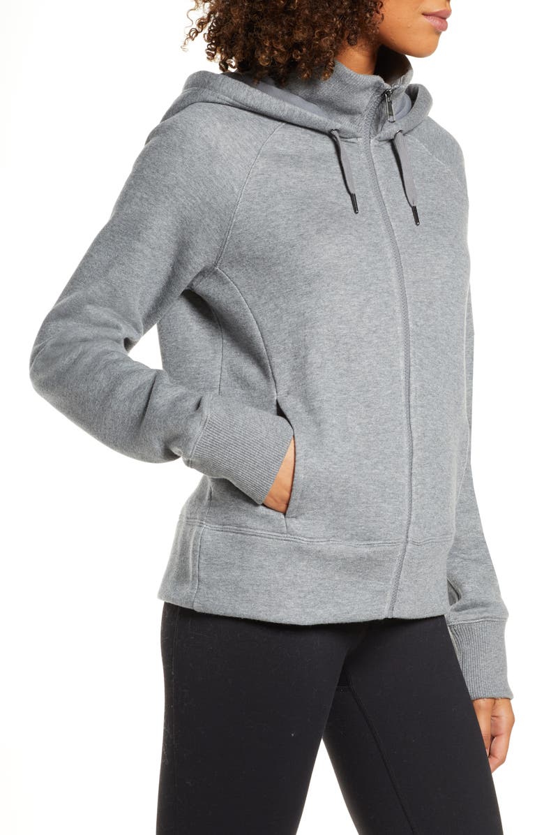 Zella Nola Full Zip Hooded Sweatshirt, Alternate, color, 