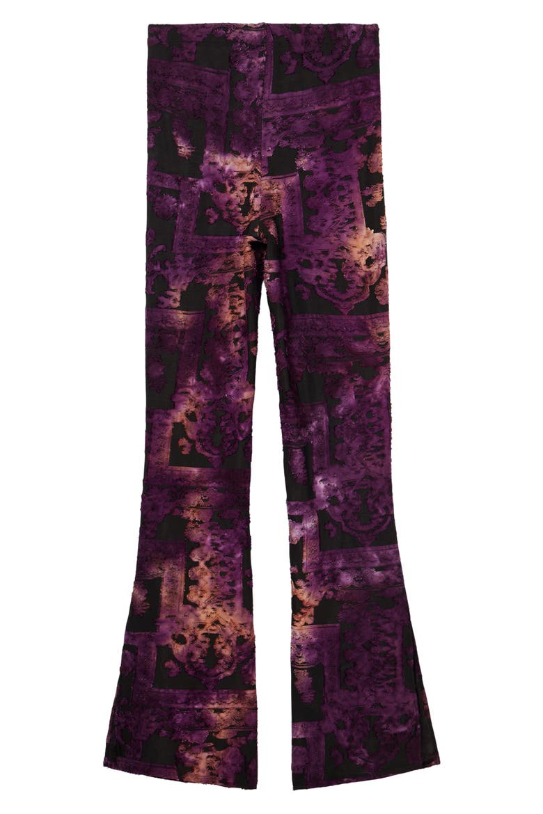Lua Pull-On Flare Pants, Alternate, color, BLUE