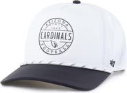 '47 Men's '47 White/Black Arizona Cardinals Suburbia Hitch Two-Tone Adjustable Hat