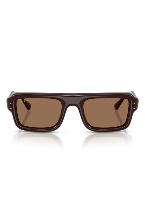 Gender Inclusive Flacko 52mm Rectangular Sunglasses