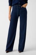 GUESS Blossom Drawstring Wide Leg Jeans