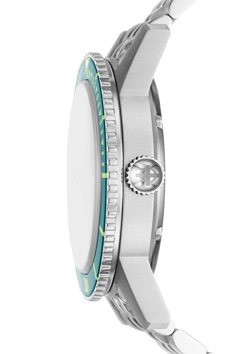 Zodiac Compression Diver Automatic Stainless Steel Watch, 40mm, Alternate, color,