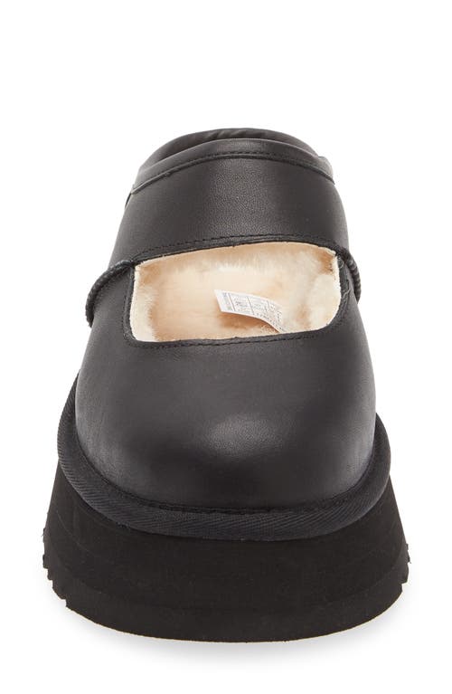 Ugg(r) Bea Genuine Shearling Lined Platform Mary Jane In Black