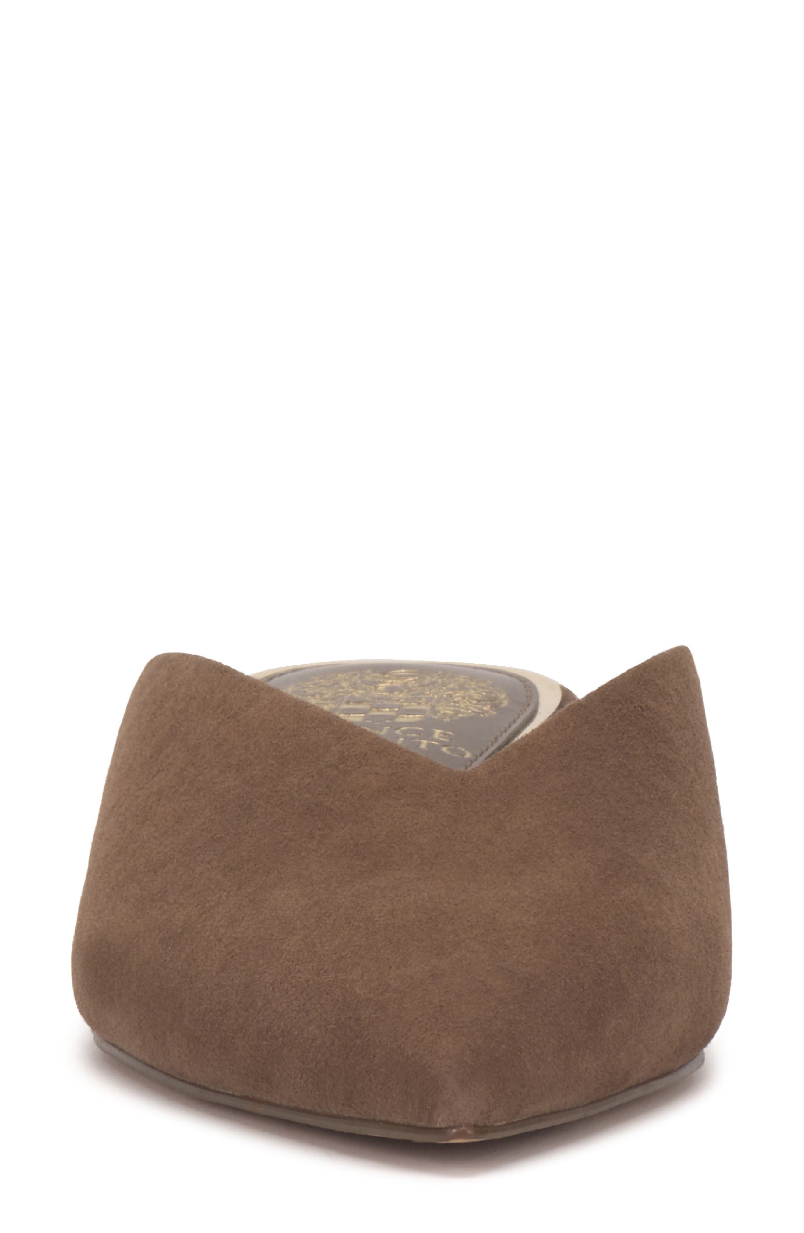 Vinia Pointed Toe Wedge Mule, Alternate, color, TOASTED TAUPE