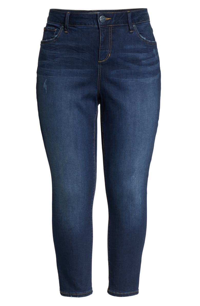 SLINK Jeans Crop Straight Leg Jeans, Alternate, color, Sheela