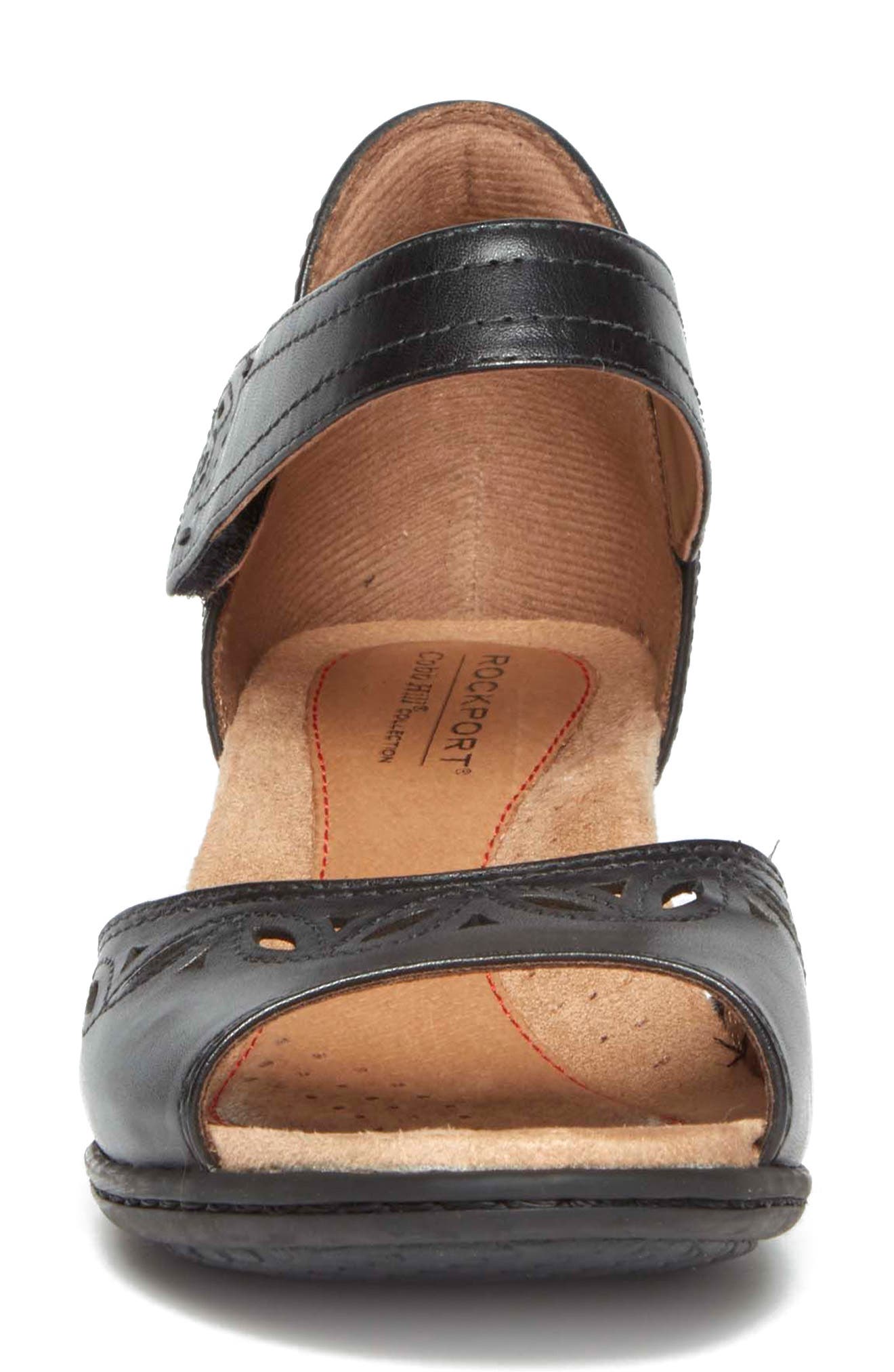 Rockport Cobb Hill Abbott Perforated Sandal, Alternate, color, 