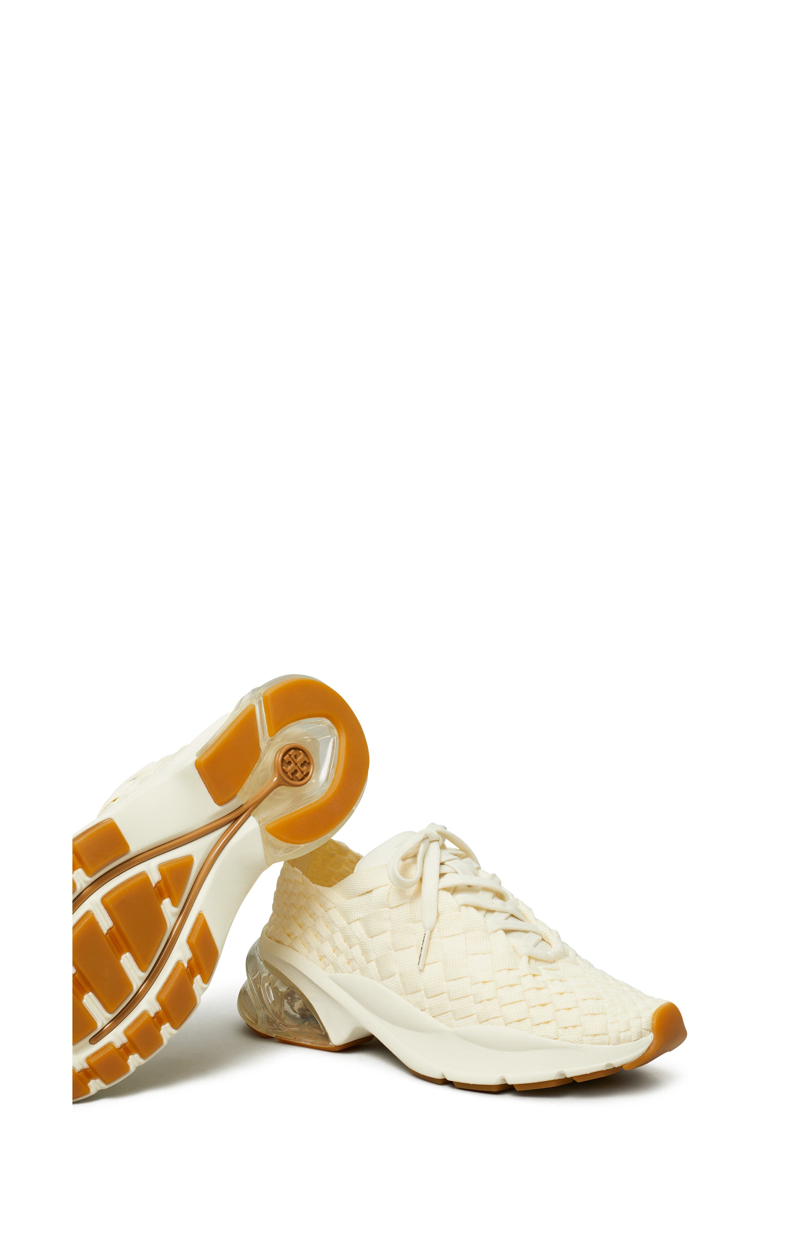Tory Burch Good Luck Woven Sneaker, Alternate, color, 