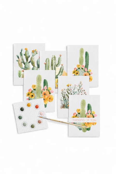 All-in-One Watercolor Art Postcards