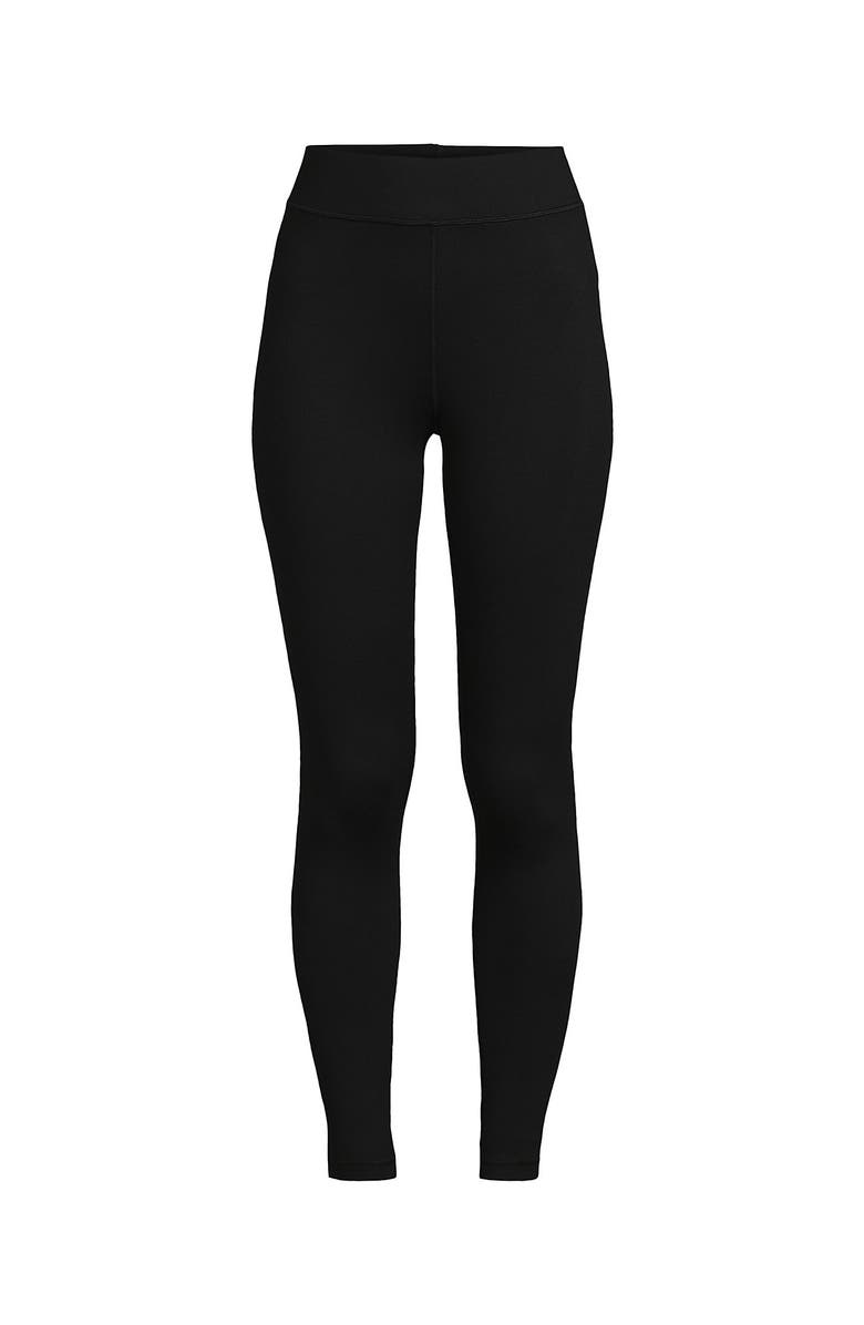 Lands' End Baselayer Cozy Thermaskin Pants, Alternate, color, Black
