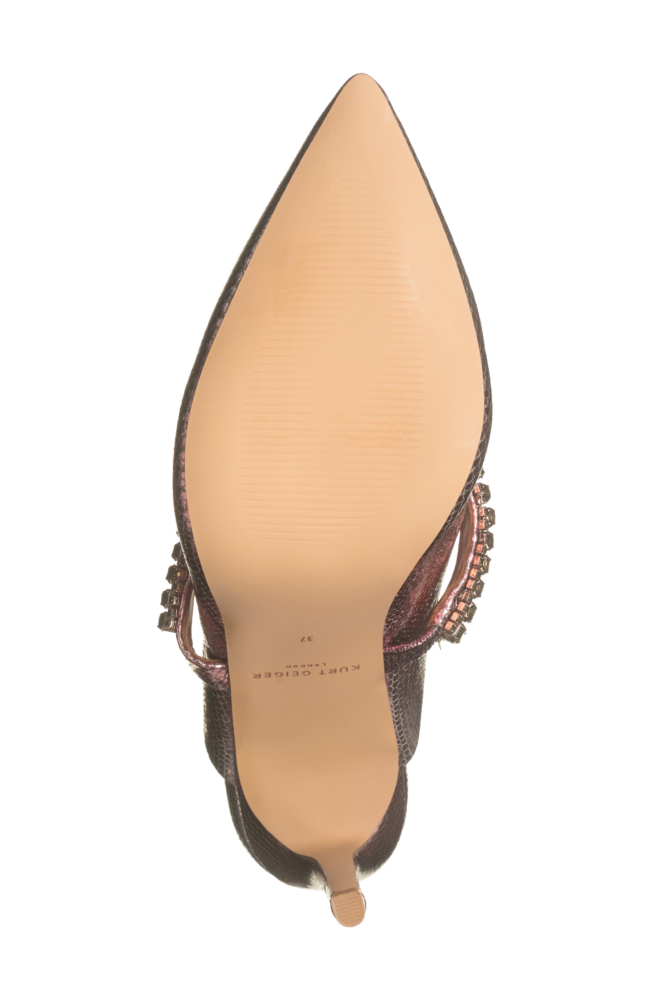 Kurt Geiger London Duke Embellished Mule Pump, Alternate, color, Open Pink