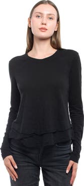 WILT Clothing Long Sleeve Mock Layer Tee