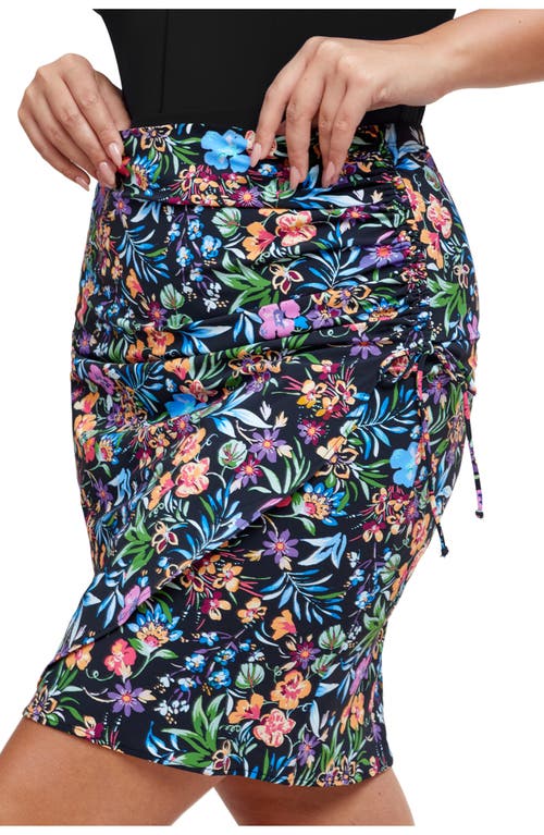 Gottex Modest Modest Surplice Skirt With Side Shirring In Multi