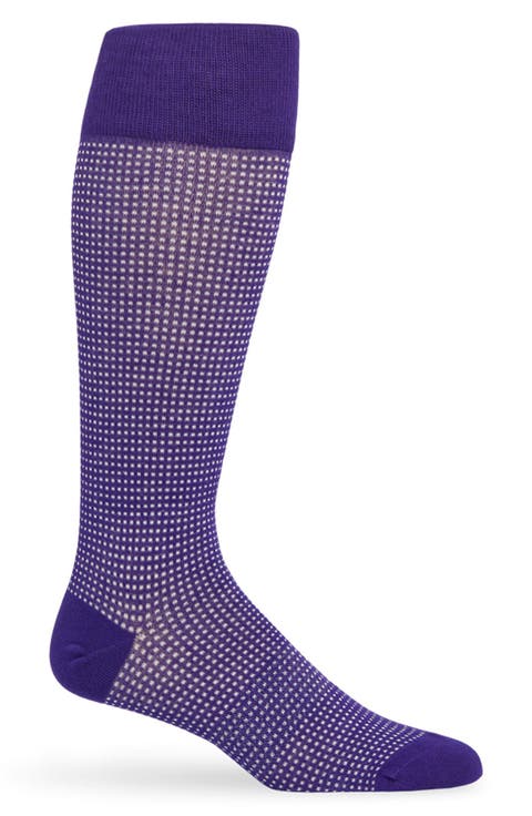 Bird's-Eye Dress Socks
