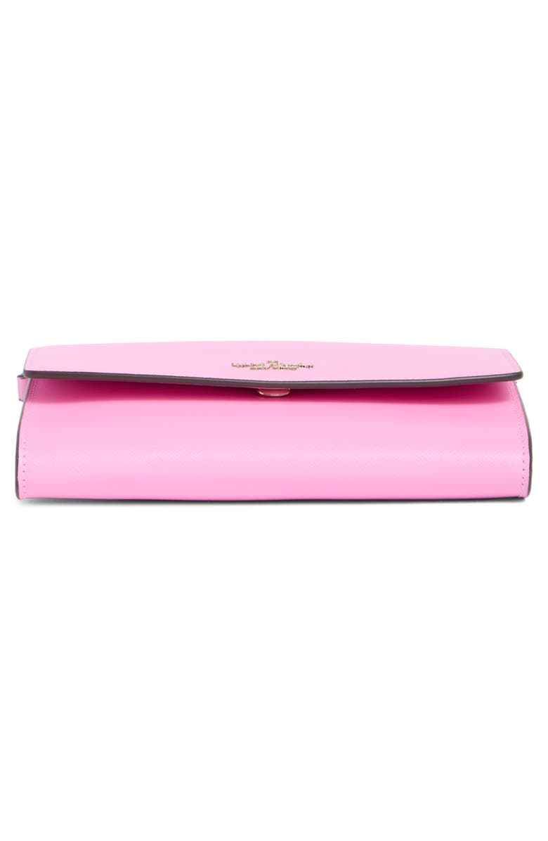 Kate Spade New York perry saffiano leather crossbody wallet, Alternate, color, Surf Pink