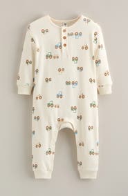 Nordstrom Long Sleeve Henley Romper