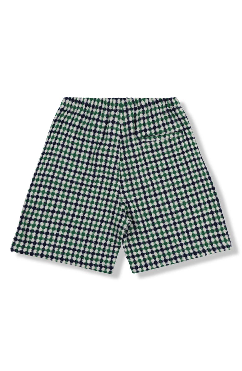 PLEASURES Misquote Diamond Pattern Shorts, Alternate, color, 